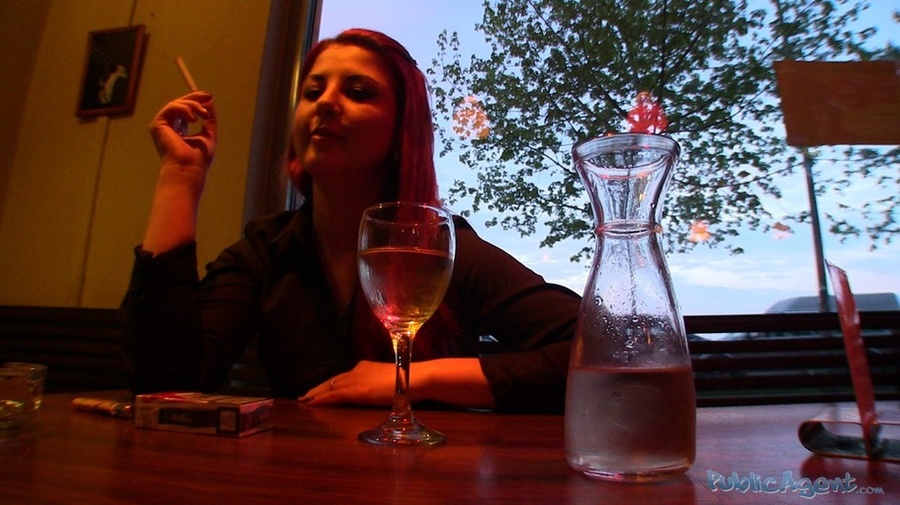 Sassy redhead teen enjoys swallowing his th - XXX Dessert - Picture 1