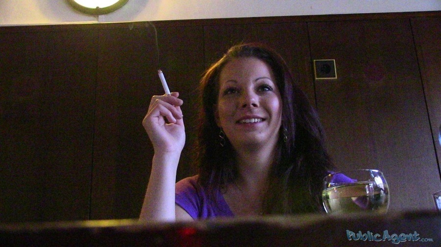 Cut black haired teen with lusciously big b - XXX Dessert - Picture 1