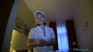 This room service babe gets hardcore fuc - Picture 3