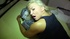 Lusty blonde swallowing dick and gets hardcore fucked in doggystyle.