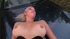 Beautiful blonde teen bending over a car and gets hardcore fucked for