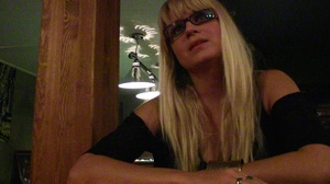 Horny glasses wearing milf getting her j - XXX Dessert - Picture 1