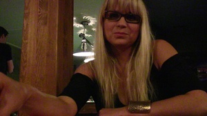 Horny glasses wearing milf getting her j - Picture 12