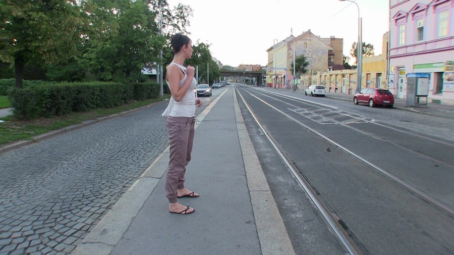 Horny short black haired teen getting paid  - XXX Dessert - Picture 1