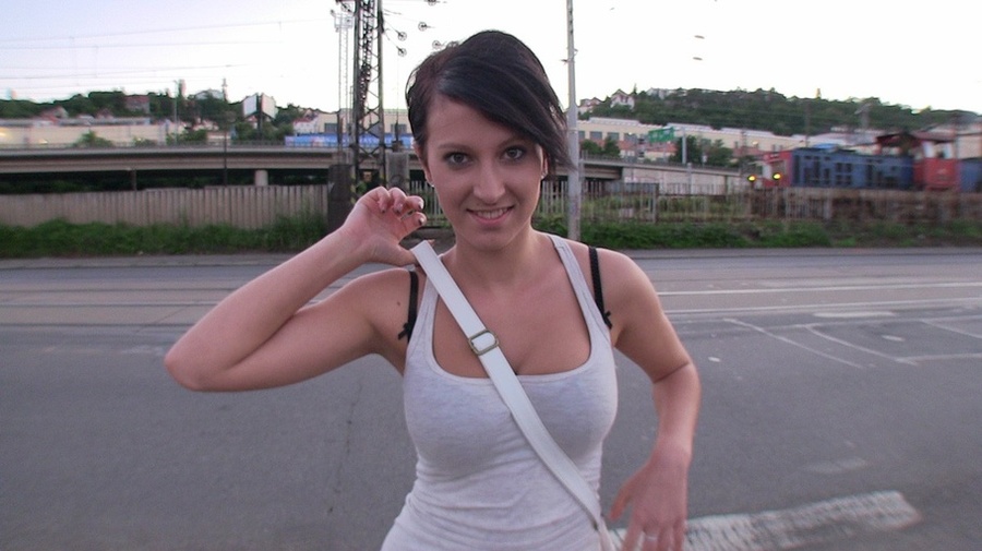 Horny short black haired teen getting paid  - XXX Dessert - Picture 19