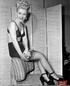 Daring vintage blonde girls posing naked in the fifties