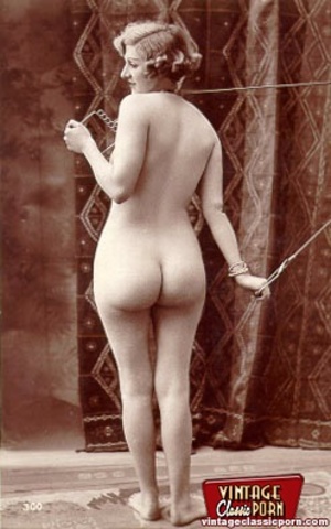 Vintage hotties showing beautiful bottom - Picture 7