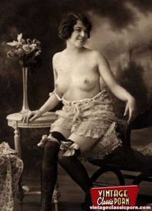 Vintage girls wearing very sexy underwea - Picture 8