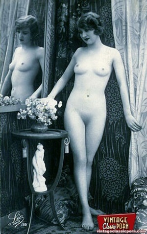 Some vintage naked girls wearing flowers - XXX Dessert - Picture 5