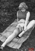 Real vintage and daring horny girls pose naked outdoors