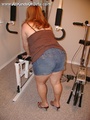 Nasty chubby mom spreads wide to expose - Picture 2
