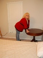 BBW busty blonde housewife Stacy walking - Picture 3