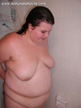 Super BBW wife taking a shower - Picture 11