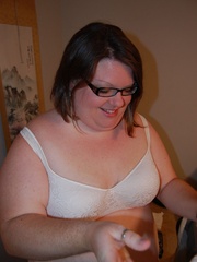 You've hever seen such horny super fat housewife with - Picture 1