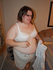 You've hever seen such horny super fat housewife with - Picture 2