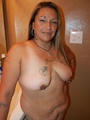 Mature BBW mexican wife exposing her - Picture 1