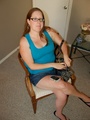 Horny mature fat mom took off her - Picture 1