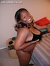 Busty fat ebony housewife gets her hands tied and gagballed.