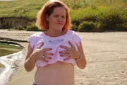 Big Tits Flashing Misha MILF from United States