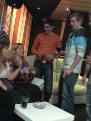 They are drinking and dancing at the great party and the - Picture 2