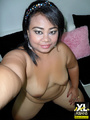 Asian plumper and BBW make naked self - Picture 1