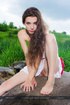stunning brunette teen exposing