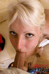 Dirty blonde slut blowing a long dong