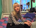 lovely blonde babe talking