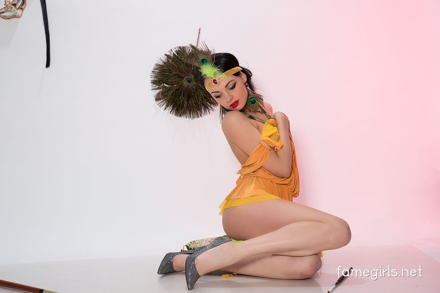 Extra cute brunette dressed as medieval pri - XXX Dessert - Picture 7