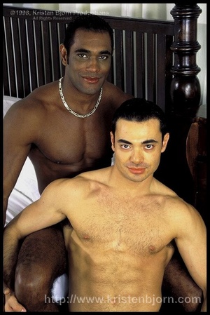Three Horny Gays Are Enjoying Their Sex With Each Other In An Interacial Threesome. - Picture 1