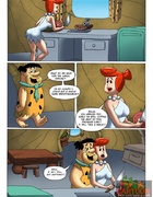 Fred cant resist’s Wilma’s behind in kitchen and bangs her hard from