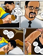 Slim Indian chick gets gangbanged in the office