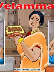 Dirty Indian housewife fucking with two old boys - Picture 1