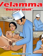 Dirty ass and pussy fucking of Indian housewife during the medical checking