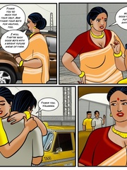 Dirty Indian mom gets fucked by her boss in glasses - Picture 7
