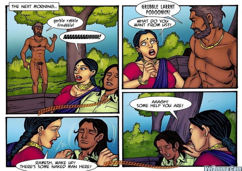 American Indian Cartoons Sluts - Indian slut in national outfit fucking - Silver Cartoon - Picture 1