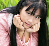 High quality close-ups of Asian college girls' faces