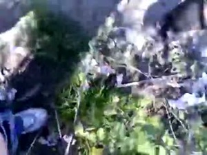 Awesome outdoor fucking caught on a spy cam - Picture 2