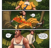 Slutty Jane Potter runs into Clayton and friend and sucks and fucks them