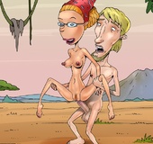 Old Radcliffe fucks chick as Nigel Thornberry bangs Marianne Thornberry