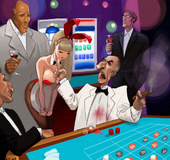 Toon bunny girls humiliated in the casino