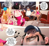 Lovely hotties in pink are always ready to serve any toon guy