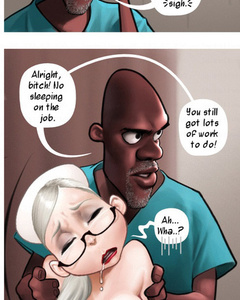 Ebony doctor drilling hard his nurse from - Cartoon Sex - Picture 1