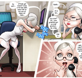 Ebony doctor drilling hard his nurse from behind