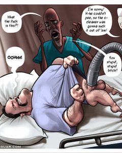 Nasty nurse pleases her patient's lust with a vacuum - The Cartoon Sex
