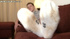 Hot looking guy displaying his gorgeously formed feet.