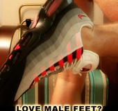 These gorgeous guys just love to display their magnificent feet.