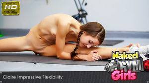 Hot teens with gorgeously formed bodies exercising naked. - Picture 9