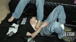 Kinky gay with pumped huge balls - XXXonXXX - Pic 3