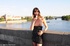 foxy brunette beauty exposing